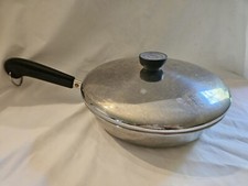 REVERE WARE 9 inch Skillet Frying Pan With Lid 86 Vintage Made in USA
