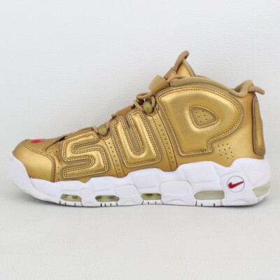 Nike Air More Uptempo Supreme Suptempo Gold | eBay