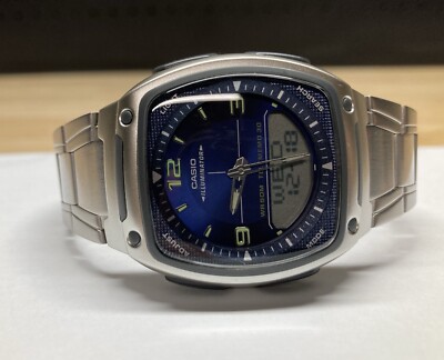 Casio AW81D-2AV Databank Telememo 30 World Time 3 Alarm Countdown Timer 10 Y Bat