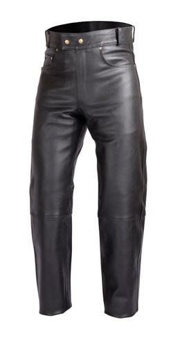 Para hombre Heavy Duty Moto Cuero Negro pantalones vaqueros de estilo de  cinco bolsillos Pt6 | eBay