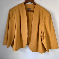 Maya Brooke Jacket Shoulder Pads Office Womens Size 24w