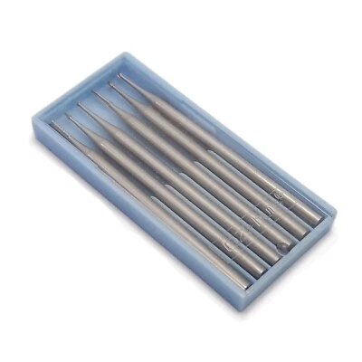 Lot de 6 Fraises HSS 1mm Pour DREMEL Outil Rotatif Proxxon Métal Résine Pierre