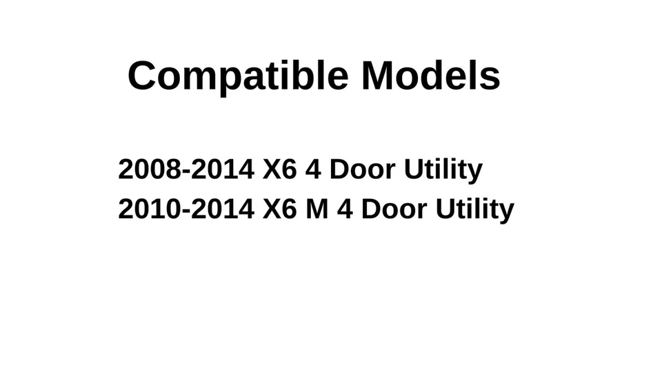 Fits 2008-2014 BMW X6 / X6M Driver Left Side Front Door Window Glass Foto 3 de 4