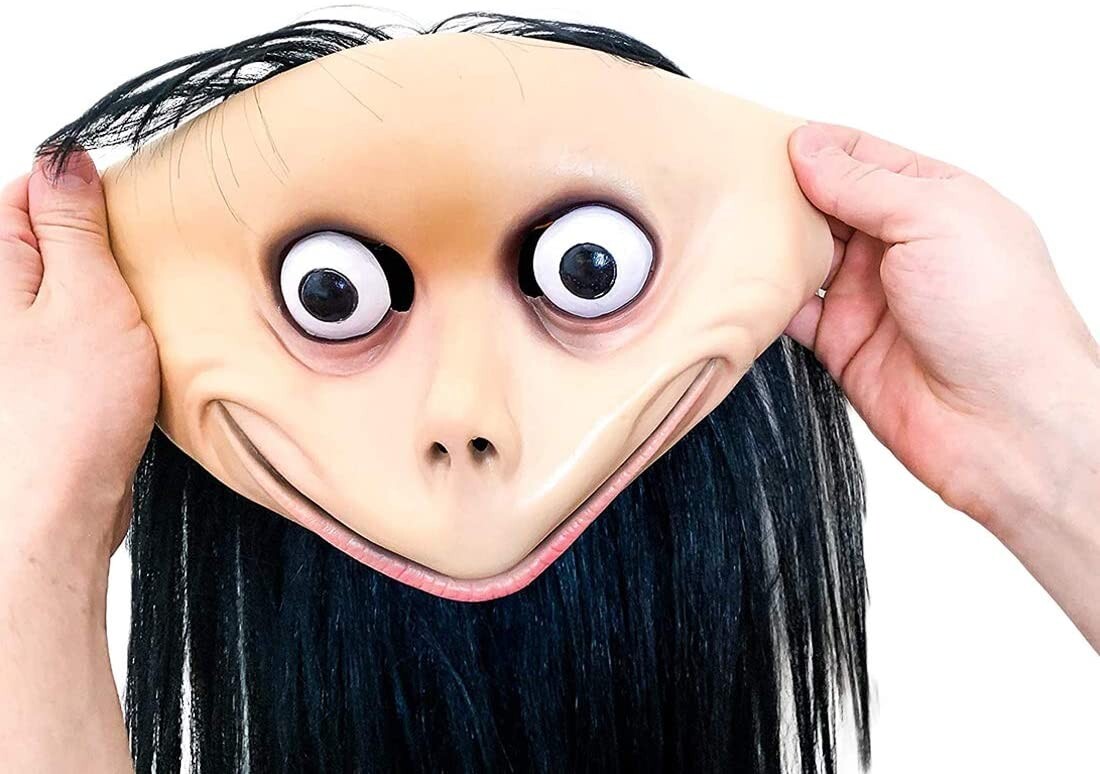 Momo Mask Latex Halloween Cosplay Party Realistic Full Face Masks