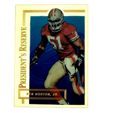 Ken Norton Jr 1996 Collector's Edge President's Reserve #373 NFL SF 49ers