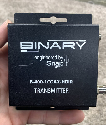 Binary B-400-1COAX-HDIR TRANSMITTER ONLY Engineered by Snap AV EUC