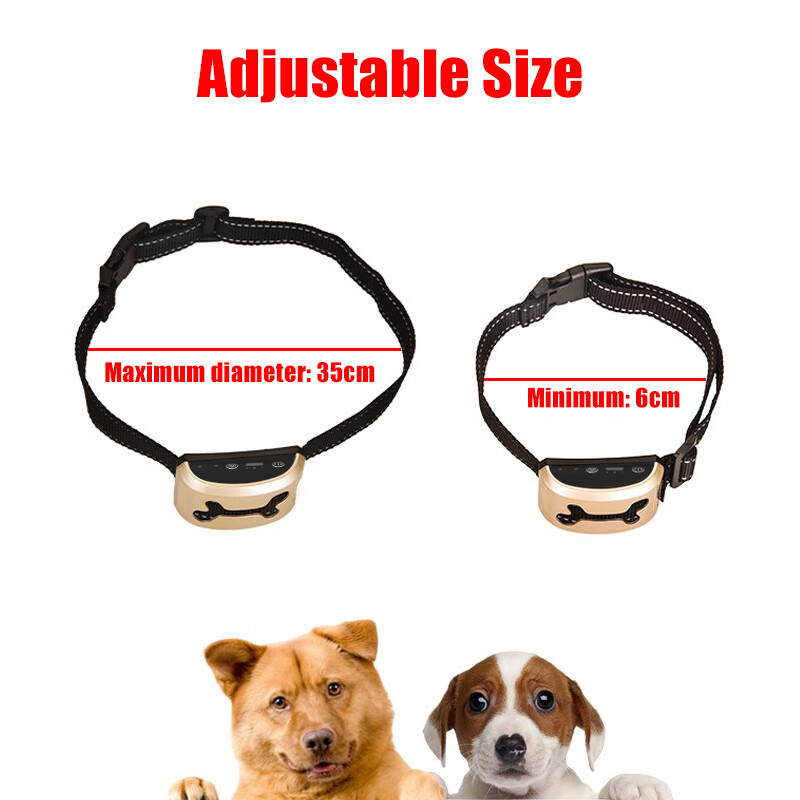 Waterproof Rechargeable Anti Bark Collar w/ 7 Sensitivity Levels Dog