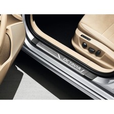 Original Skoda Octavia 3 (5E) Edelstahl Einstiegsleisten Set v+h 5E0071303A