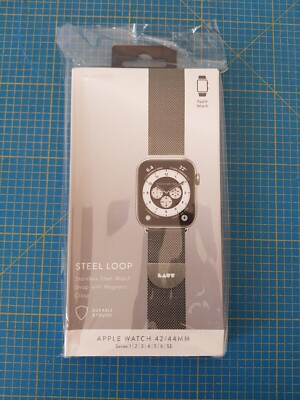 Laut Steel Loop Apple Watch Armbänder 42/44 mm silber Edelstahl