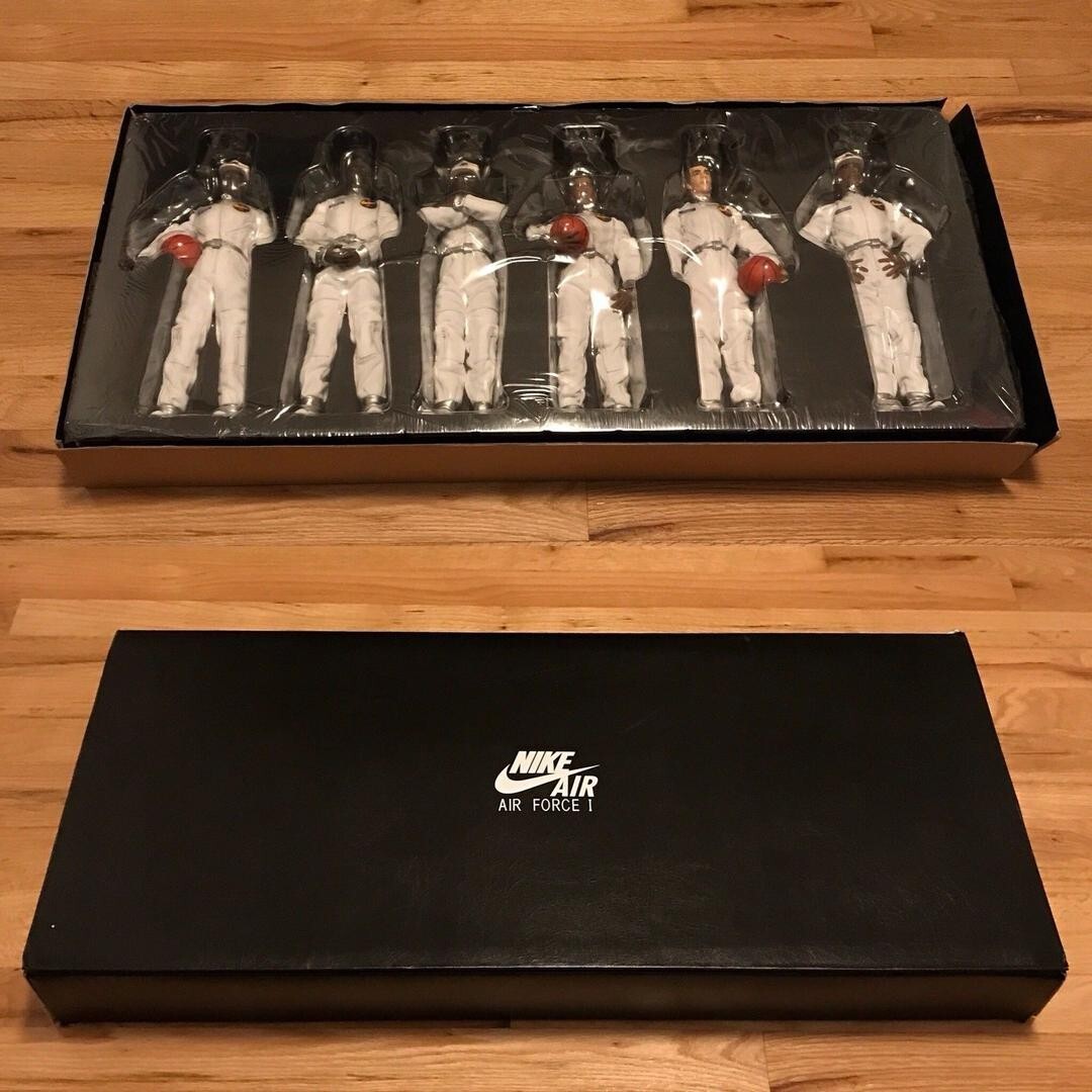 Super Rare Medicom Original Six Action Figures. Nike Air