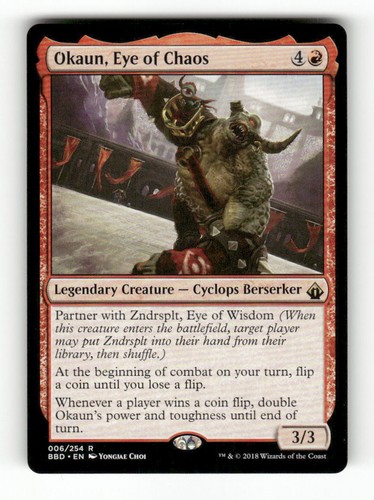 Custom Coin Flip Commander EDH Deck Zndrsplt, Eye of Wisdom Okaun, Eye of Chaos | eBay Custom Coin Flip Commander EDH Deck Zndrsplt, Eye of Wisdom Okaun, Eye of Chaos | eBay