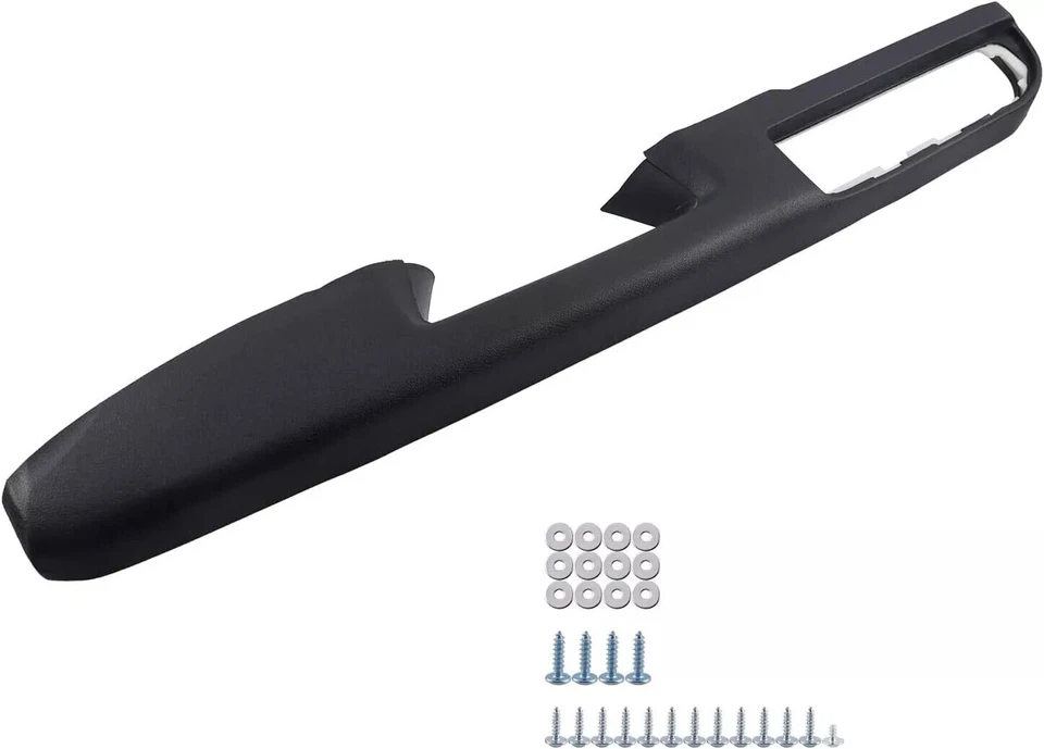 80994 Apoio de Braço Porta Lateral Frontal Driver Reparo 2010-2014 Tahoe Silverado Preto - Imagem 2 de 4