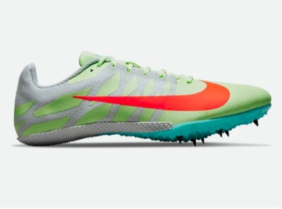 Size 5.5 Men/7 Women - Nike Zoom Rival S 9 Barely Volt Hyper Orange