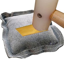 5.5" SQUARE LEATHER SANDBAG JEWELRY DAPPING STAMPING CHASING FORMING BENCH ANVIL