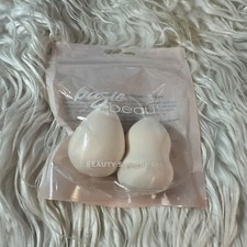 Basic Beauty EGG + HOURGLASS SHAPES Beauty Sponge Sampling Set NEW IN SEALED BAG