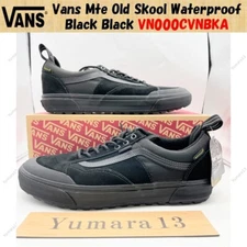 Vans Mte Old Skool Waterproof Black Black VN000CVNBKA Men's Size