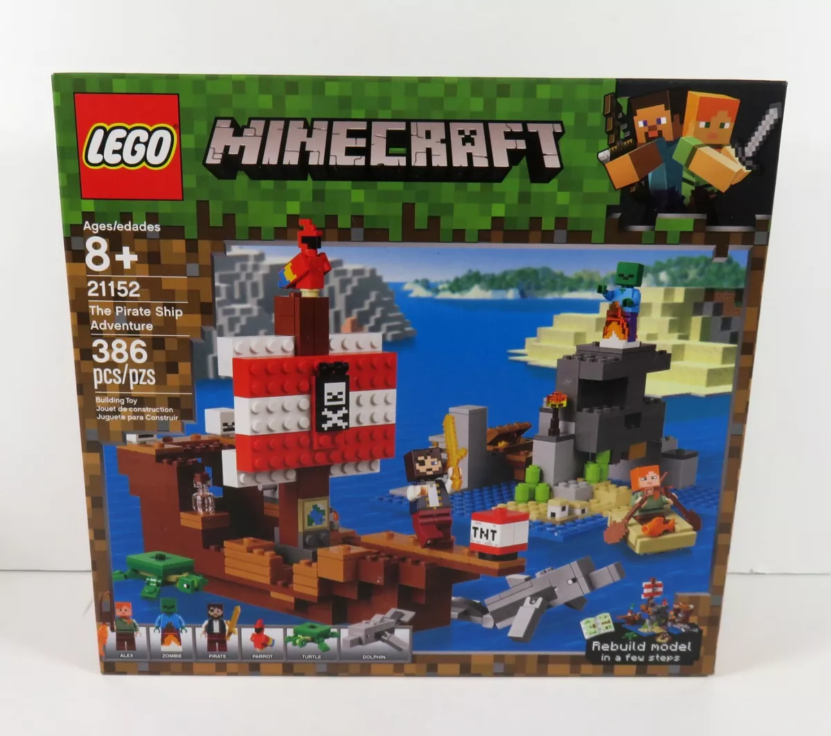 Lego sales minecraft 21152