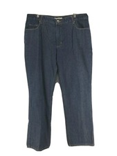 Natural Reflections Jeans Womens Size 14 Flannel Lined Straight Dark O2 