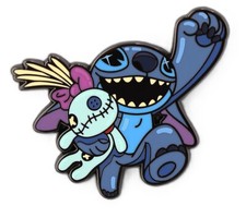 Disney FiGPiN Stitch Space Scout Series 4 Mystery Mini Pin Stitch w/ Scrump 