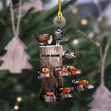 Personalized Arborist Ornaments, Arborist Ornament, Carpenter Ornaments Woodwork