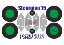 Paint mask for Boeing Stearman 75 'Kaydet' (ICM/Revell)