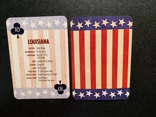 Swap Playing Cards    LOUISIANA      Fun State Facts     2007