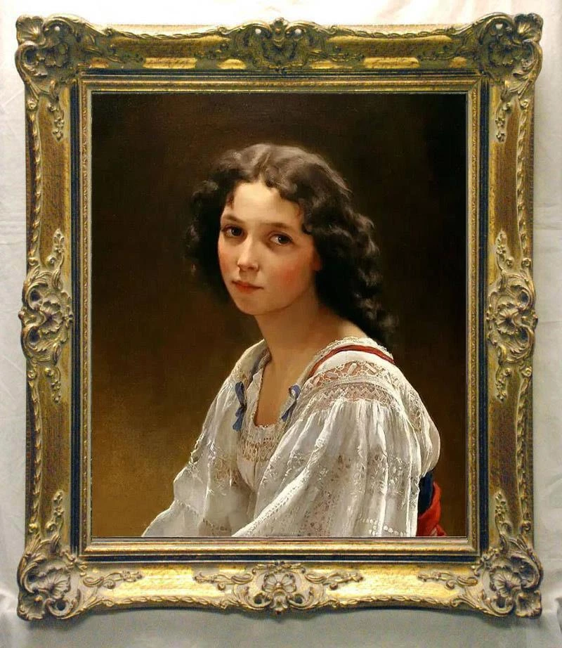 Lady painting outlet