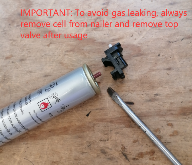 38mm Pins + Fuel cell For Powers Fasteners C3 TrakIt Gas Fastening