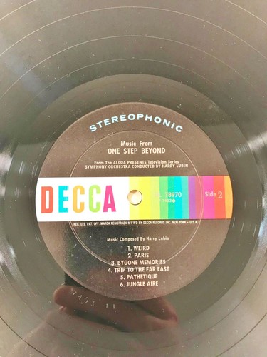 1960 Music From One Step Beyond LP Alcoa Decca Harry Lubin - Picture 6 of 8