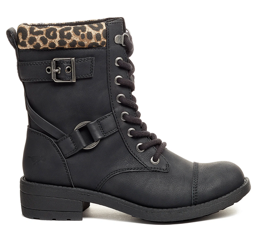 Mujeres Rocket Dog Trueno Clásicas Botas de Motociclista con Cordones al Tobillo Tallas 4 a 8 - Imagen 3 de 23