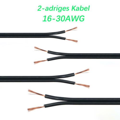 Cavo due fili 1 5 10 25 50 m 2x0,75 2x1,2 2x0,5 2x0,3 2x0,1 mm² linea veicolo - Foto 4 di 7