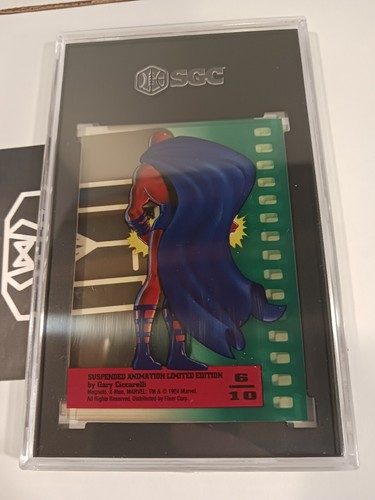 1995 Fleer Ultra Marvel X-Men Animazione Sospesa Cels Magneto #6 Sgc 8 - Foto 3 di 4