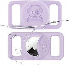 Airtag Dog Collar Holder 2 Pack Waterproof Cat Collar Holder for Apple Airtag