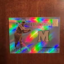 2002 Topps Tribute #MIM-FL Fred Lindstrom Milestone Materials
