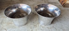 Vintage Steel Carburetor Velocity Stacks Gasser 60s Dual Carb Supercharger