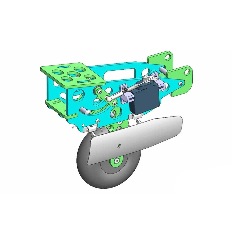 Einziehfahrwerk Lentus Multiplex Rad Reifen Wheel Retract landing gear - Bild 3 von 4