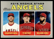 2019 Topps Heritage Ty Buttrey/Francisco Arcia/Williams Jerez Rookie Los Angeles