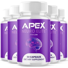 5 Pack Apex Neuro Elite Nootropic Nerve Support Supplement Apexneuro 300 Caps 5 Pack Apex Neuro Elite Nootropic Nerve Support Supplement Apexneuro 300 Caps