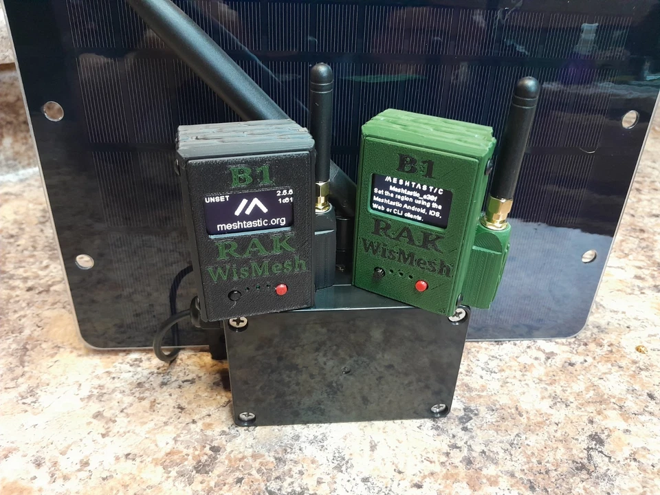 Meshtastic network 3 NODES, 1 solar node and 2 RAK wismesh B1 nodes ready to use - Image 2 of 4