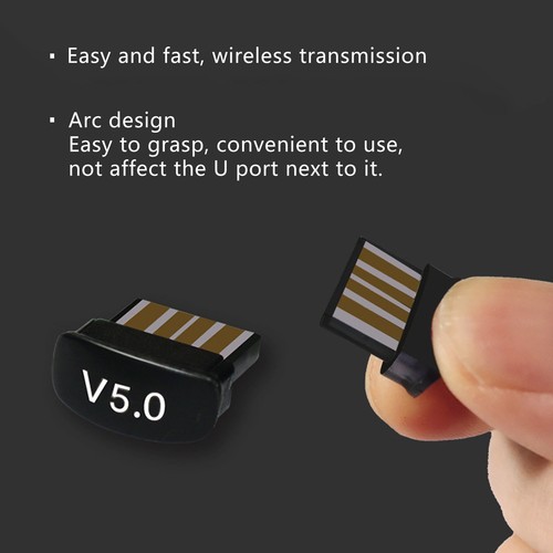 BT 5.0 Adapter USB Wireless Receiver Transmitter For Mouse Keyboard Spe FY - Afbeelding 4 van 22