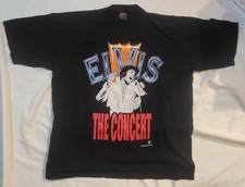 Elvis Presley vintage 1998 Merch Tour t shirt THE CONCERT made in USA Size XXL