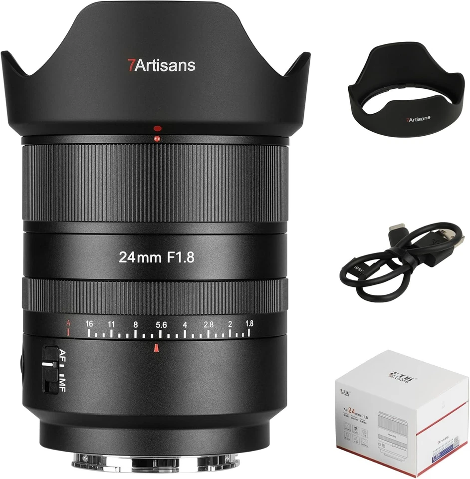 7artisans AF 24mm F1.8 Auto Focus Full Frame Lens for L-Mount Leica Sigma Lumix - Image 4 of 4