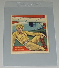 1934 NATIONAL CHICLE SKY BIRDS #48 AMELIA EARHART MCCANNENTERPRISES