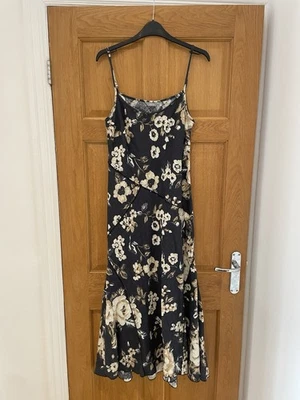 Per Una Stunning Vintage Linen Midi Dress Size 12 - Image 1 of 4