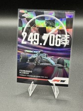 2025 Topps Chrome Formula 1 F1 Fernando Alonso Top Speed #TS-5 Refractor