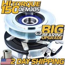 HiTorq 150ftlb (OEM 105) BIGBearing PTO Clutch for John Deere AUC16267 5219-242
