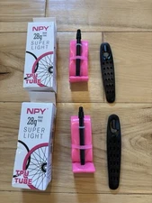 2 PACK! NPY Ultralight TPU Inner Tube 700C 18/32C | Presta | 65mm | 28g & Levers