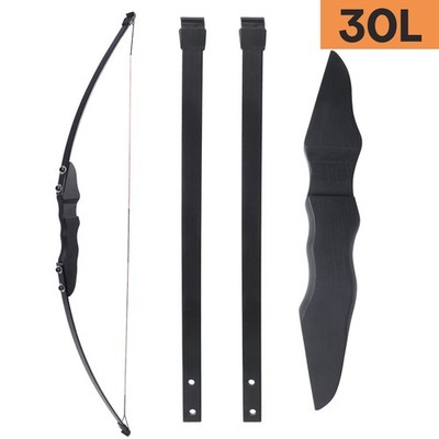 30Lbs Archery Detachable Takedown Recurve Bow Straight Right Hand For Beginner