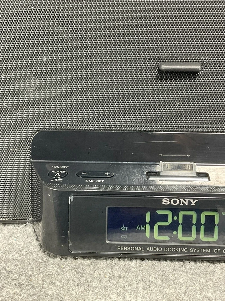 Sony ICF-CS15iP Docking ⏰ Audio System Dream Machine Auto Time Set - Image 4 of 4