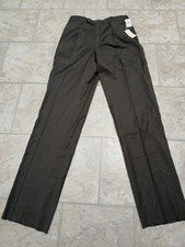 New Lauren Ralph Lauren Chaps Dress Pant Men Olive Wool/Cashmere Slacks 32"